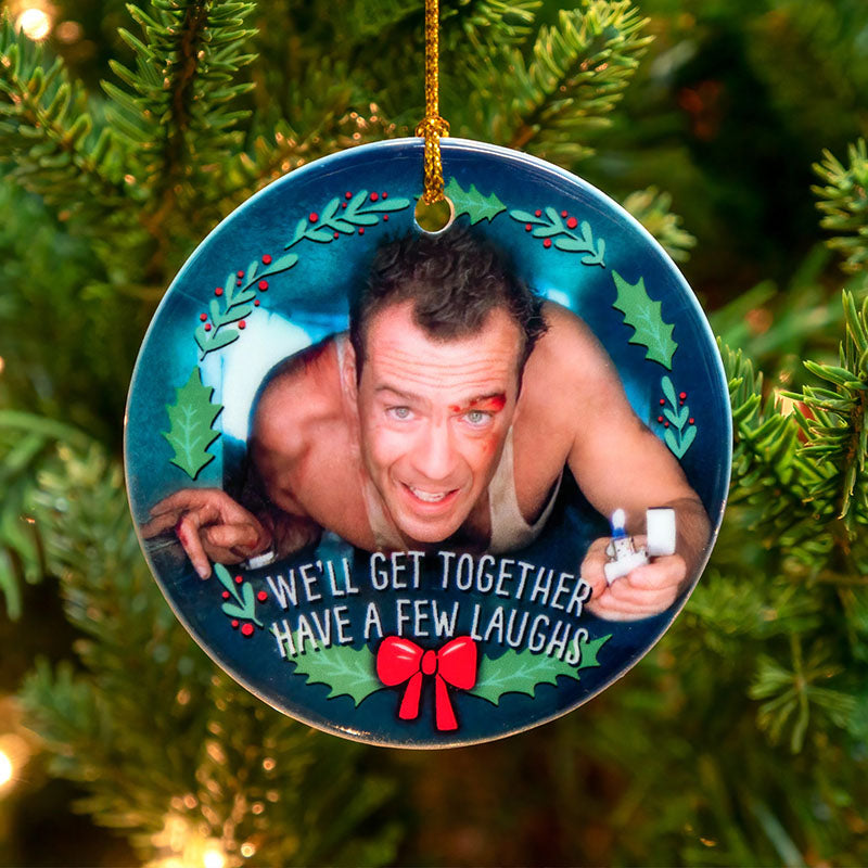 🎄 90s Movie Christmas Ornament – A Retro Holiday Classic for Every Movie Lover!