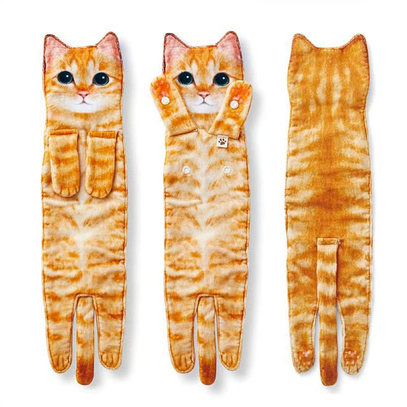 Funny Cat Hand Towels - Pick Your Favorite Furry Friend Towel ๐ฑ๐ถ