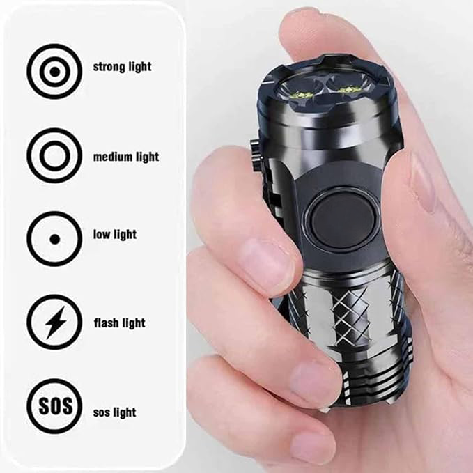 Three-Eyed Monster Mini Flash Super Power Flashlight