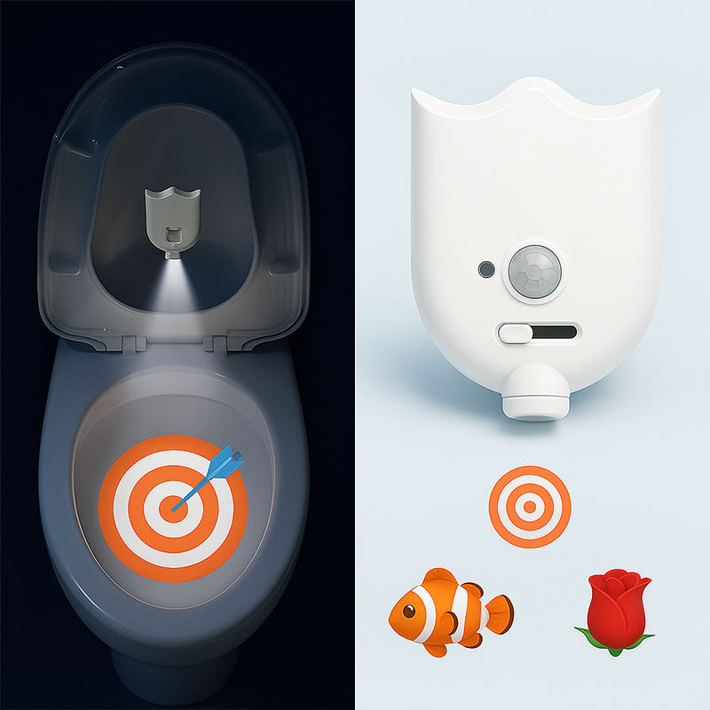 🚽 LED Toilet Sensor Light — Fun, Smart, and Hilarious Bathroom Upgrade!