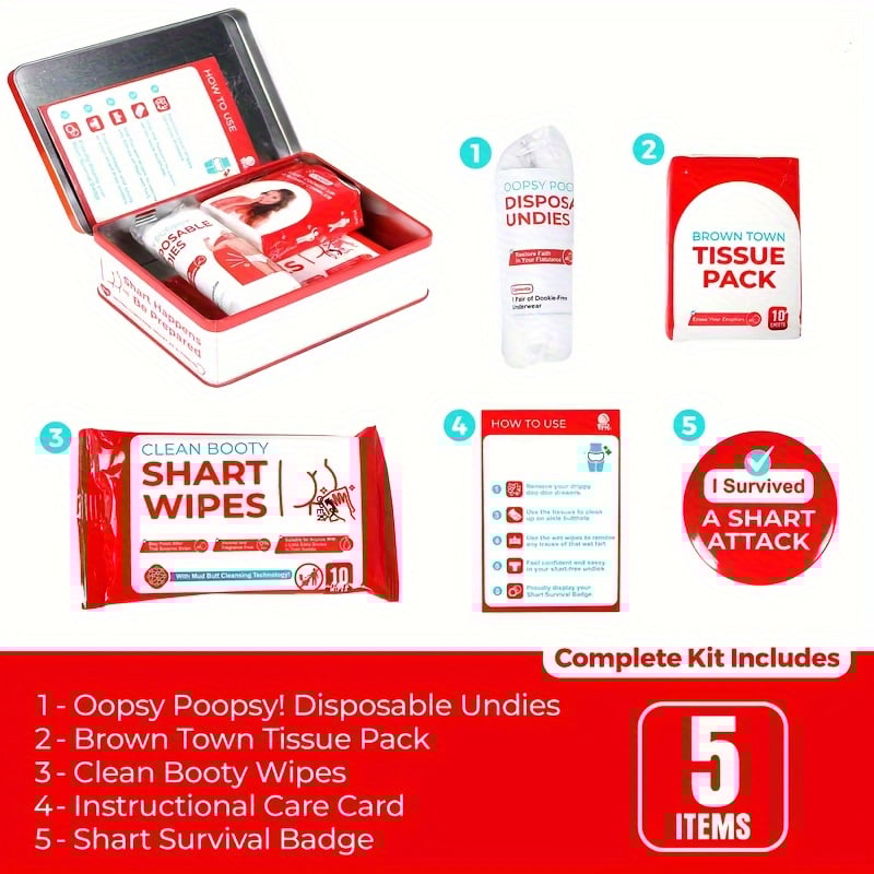 🚨 Emergency Shart Kit - Because Life's Little Accidents Happen! 😅