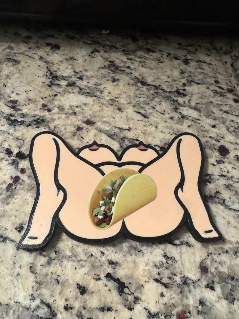 🎉 3D Printed Novelty Bread Clip — Fun & Irreverent Kitchen Gag Gift