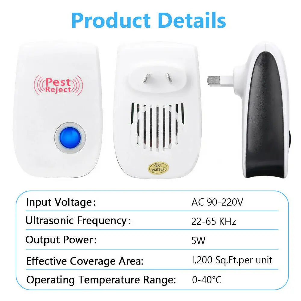 🛡️Family Guardian🌟Bequee Ultrasonic Pest Repeller