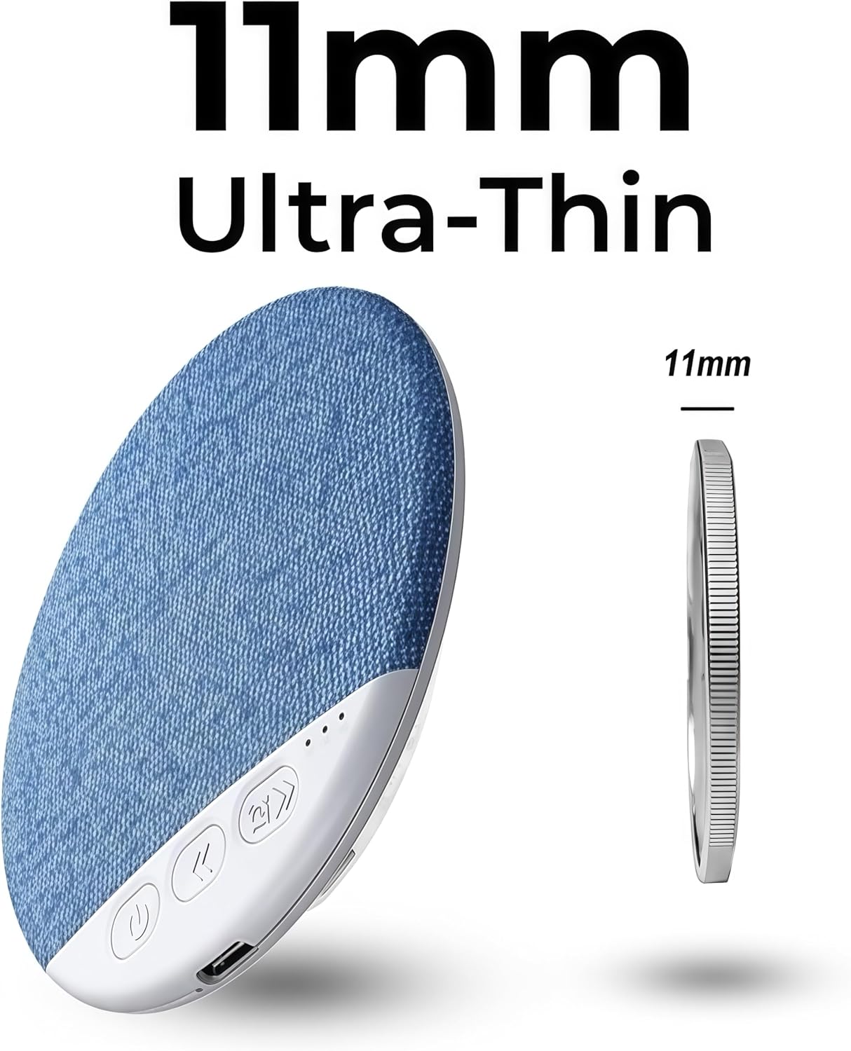 🎶Ultra-Thin Comfort Bluetooth Pillow Speaker🎖✨: Your Personal Soundscape for Sleep 🥳(⏰Features Timer | Compatible with All Devices📱)