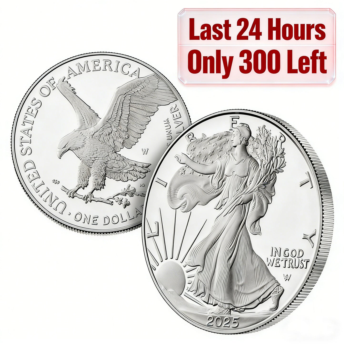 American Eagle 2016-2025 Silver Coin PCGS MS70 First Strikes