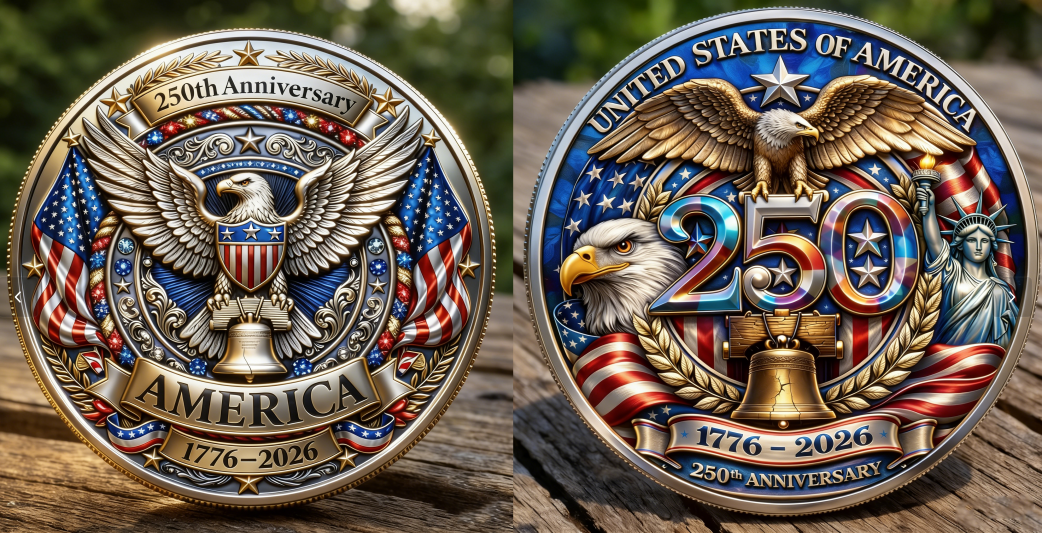 đFlash Sale 60% OFF - 250th Anniversary Commemorative Coin
