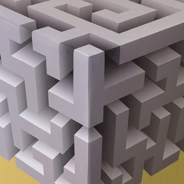 đ§ â¨Illusory Corners â Wall Art That Reshapes Reality
