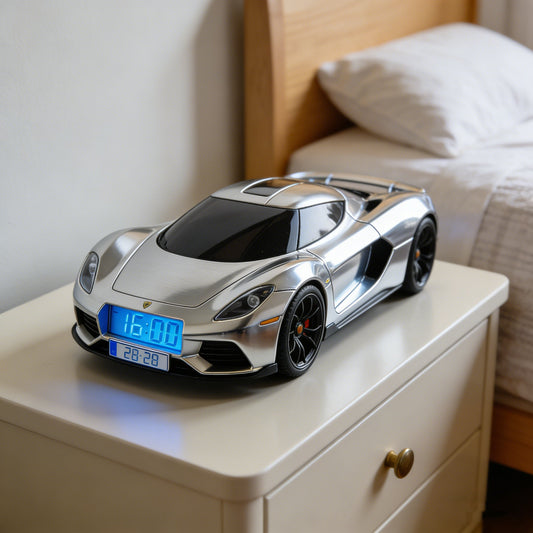 ⏰Hypercar Alarm Clock🏎️Realistic Engine & Light Effects