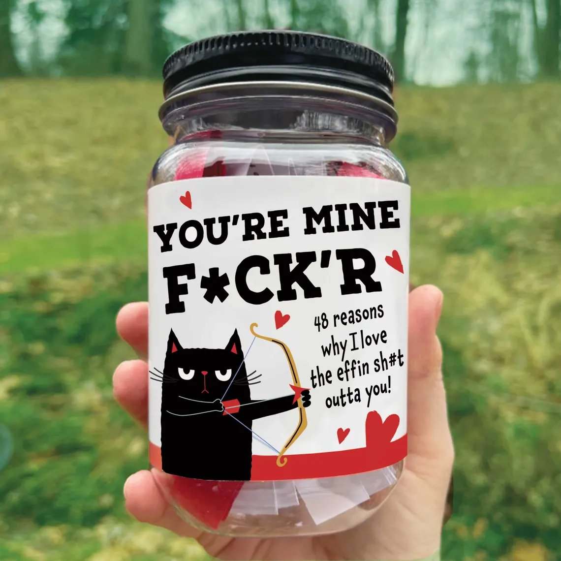 💕Funny Valentine Jar (F*CK‘R)