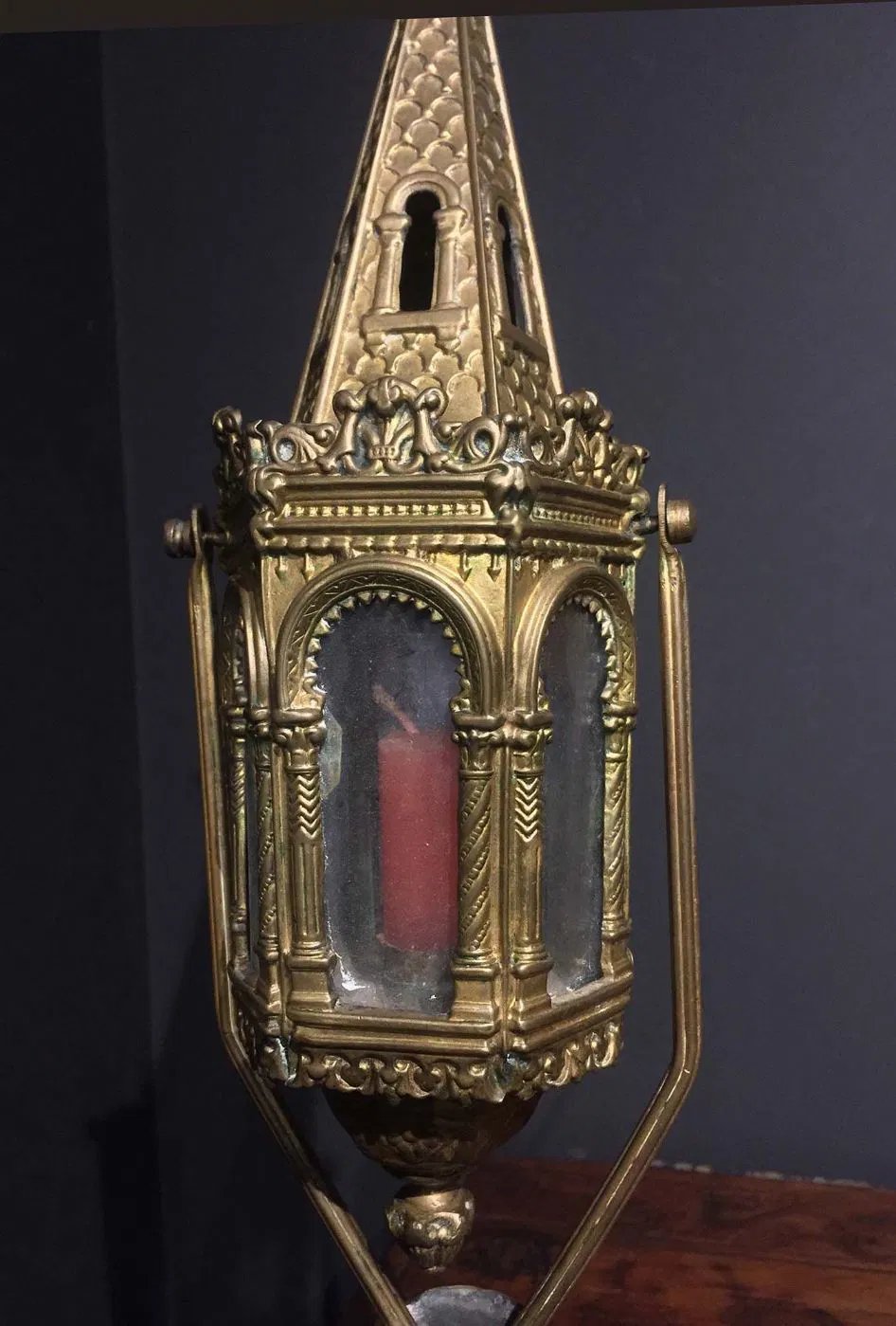 🔥49% OFF - 🖤🕯️Antique Gothic Candle Lantern✨(Same as in the video)