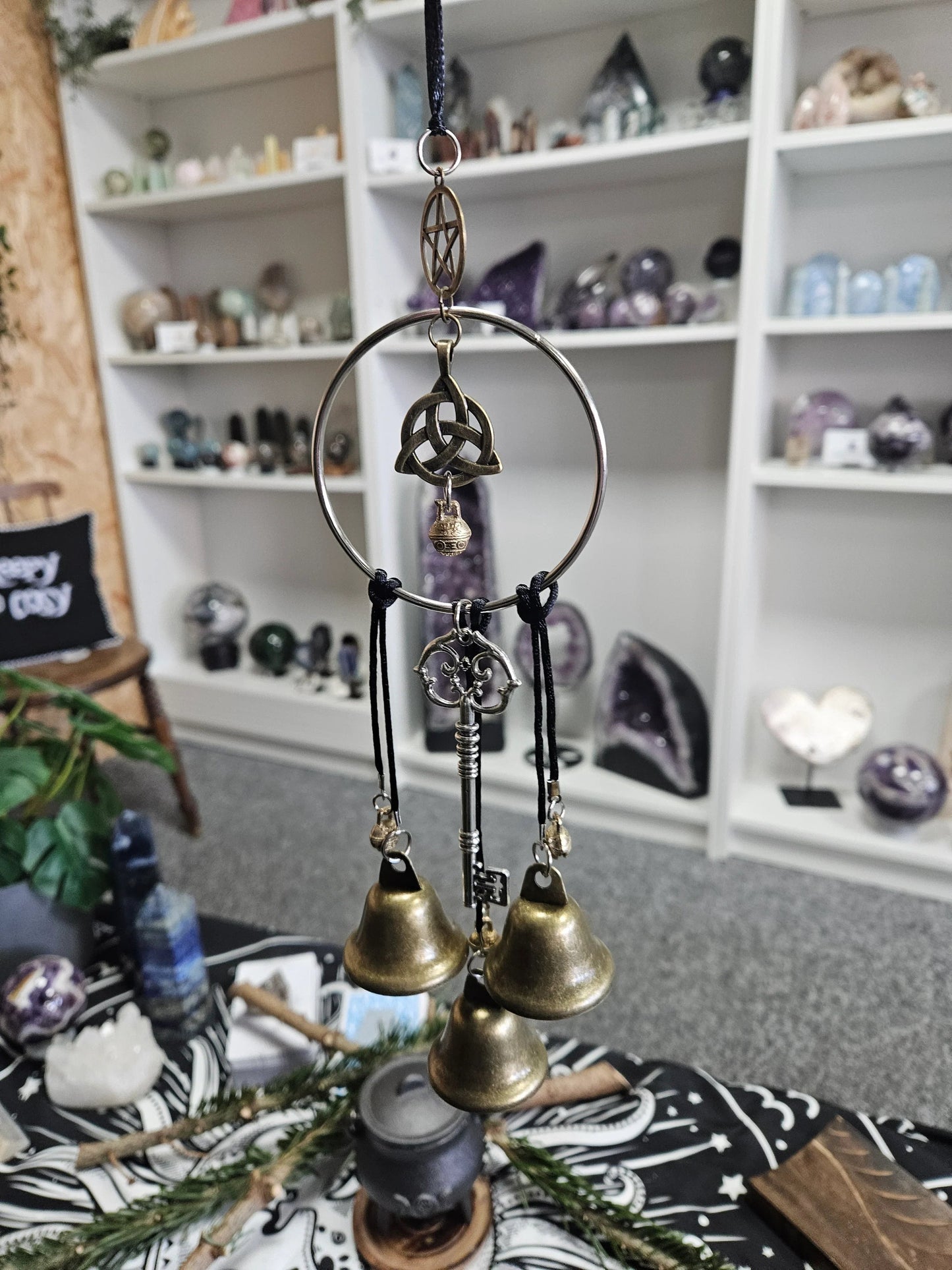 🔥BUY 2 GET 1 FREE🧙‍♀️🔔Handmade Witch Bells for Home Protection
