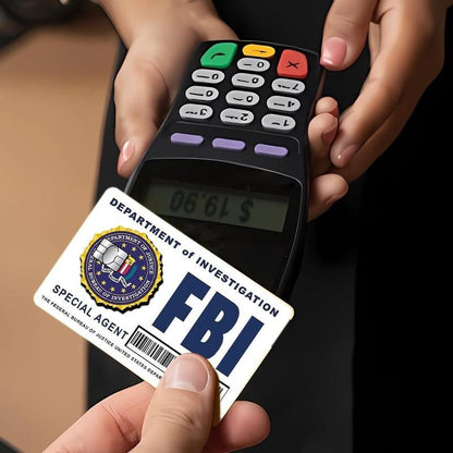 🔥Secret Agent Card Skins Kit: FBI/ICE Designs  • Cosplay & Gift Stickers