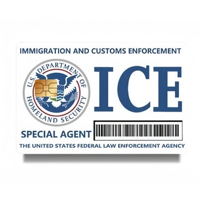 🔥Secret Agent Card Skins Kit: FBI/ICE Designs  • Cosplay & Gift Stickers
