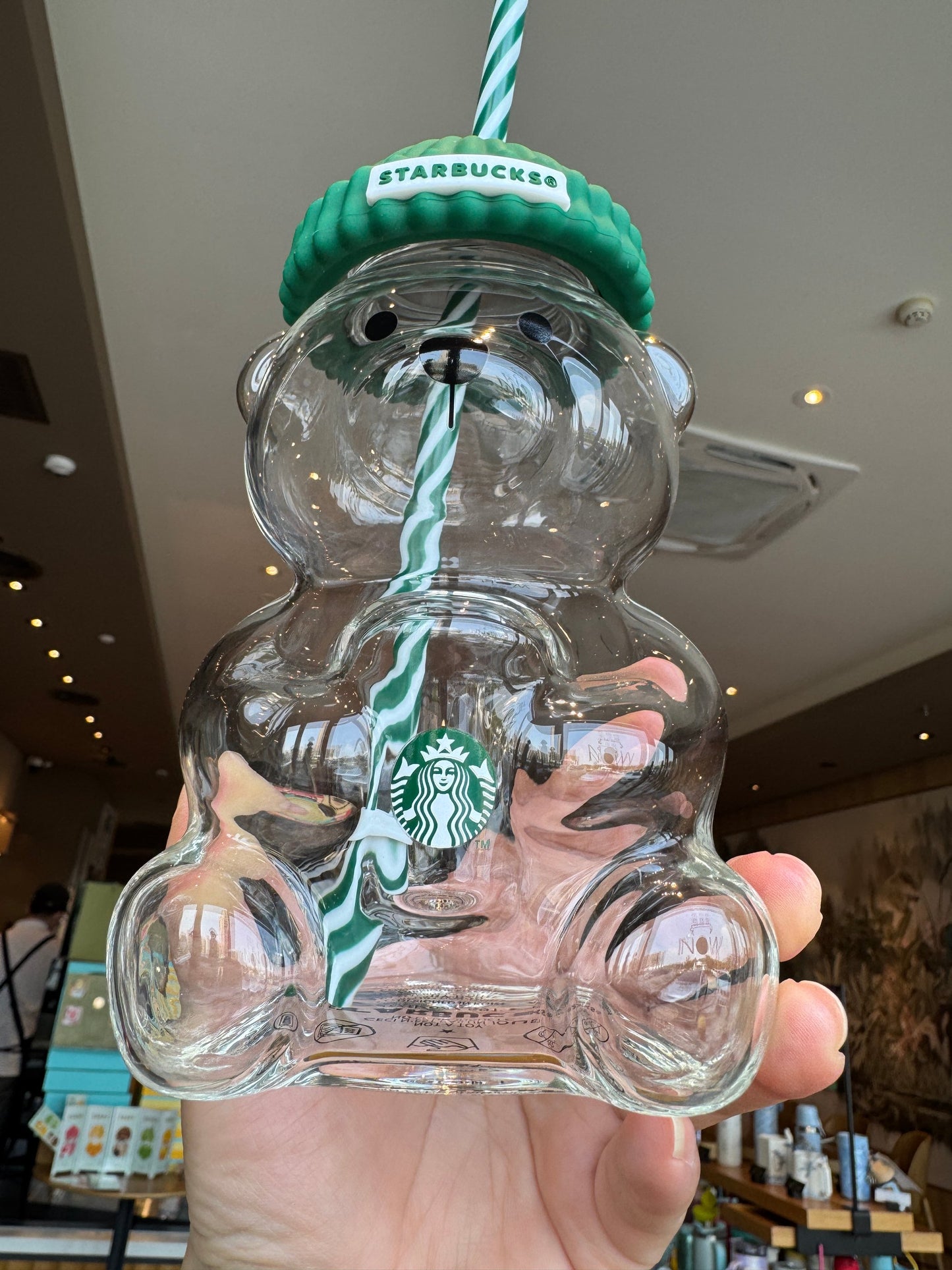 🌲 Christmas Eve Sale: 49% OFF🐻Bearista Glass Straw Cup 🔥