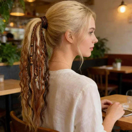 👩🏼‍🦱Direct Boho Ponytail