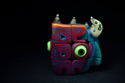 Artists Handmade Art Monster Sculpture Rubik's Cube Toys