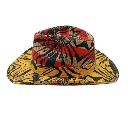 VINTAGE Cowboy & Cowgirl USA Flag Hat - (unisex)
