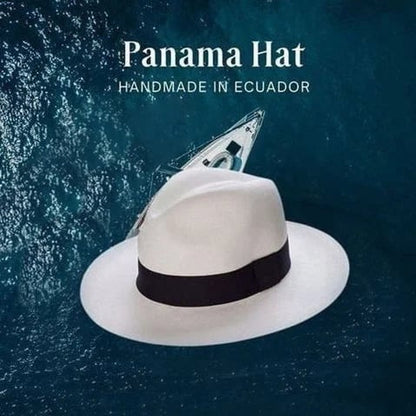 Handwoven Classic Panama Torquillia Straw Hat