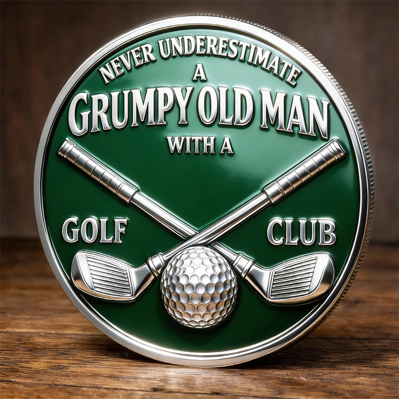 🏆New Year 60% OFF- Grumpy Old Man Golf Club Commemorative Coin
