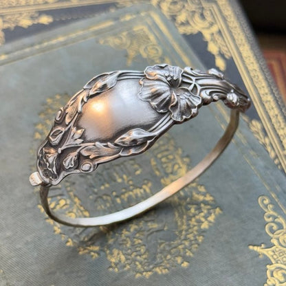 🔥LAST DAY 54% OFF✨Handmade Sterling Spoon Bangle - Crafted from Authentic Vintage Silverware