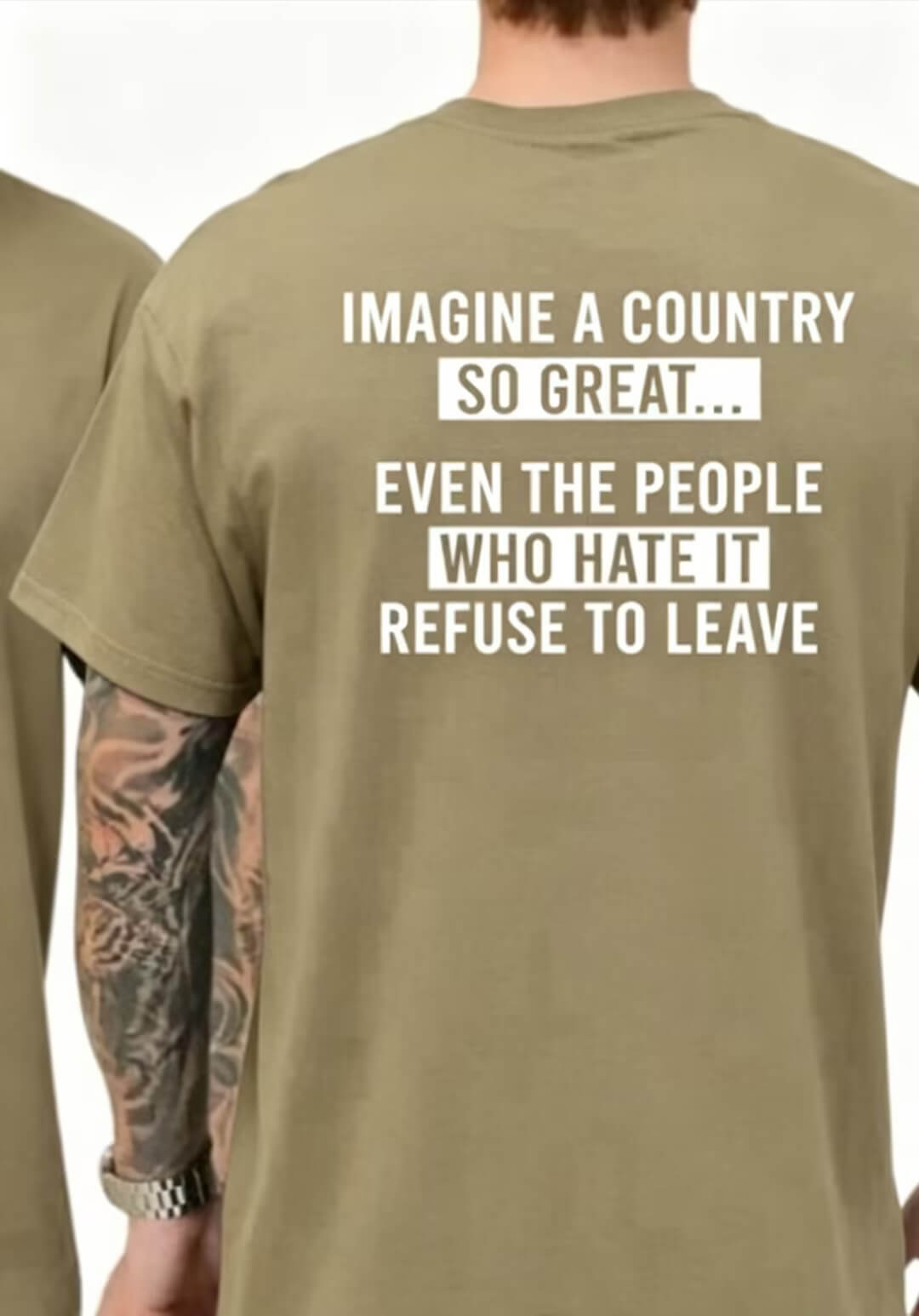 🔥LAST DAY 49% OFF - Imagine A Country So Great T-Shirt (☁️100% Cotton)