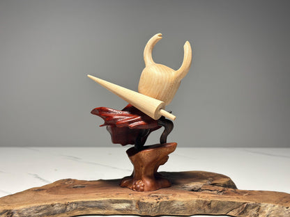 🎁Hot Sales Promotion 49% OFF⚔️Hollow Knight Inspired Walnut Wood Sculpture