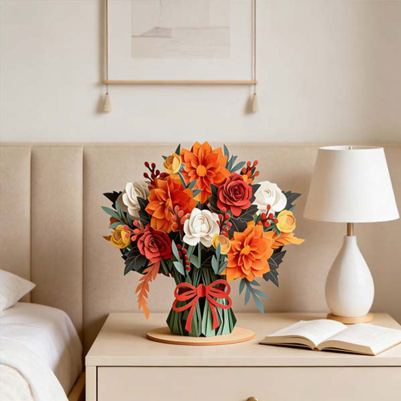 🏆35K+ SOLD! 🌼💌 Forever-Blooming 3D Flower Pop-Up Card– Personalized Love Message & Everlasting Bloom 🎁