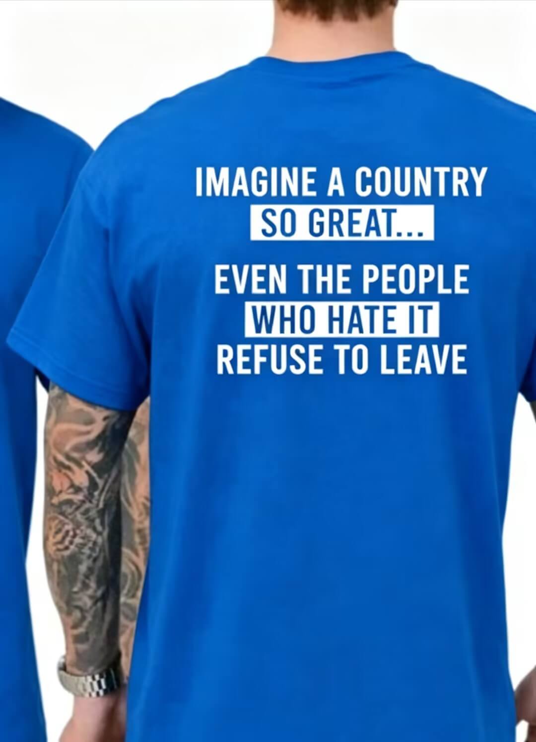 🔥LAST DAY 49% OFF - Imagine A Country So Great T-Shirt (☁️100% Cotton)