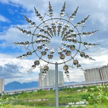 Limited time sale🔥Garden Fun Rotating Windmill Waterproof and Rust-proof Outdoor Yard Decoration
