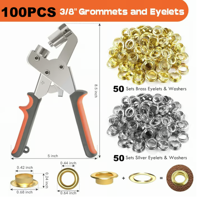 (🎄CHRISTMAS HOT SALE🎁)Professional Grommets Kit