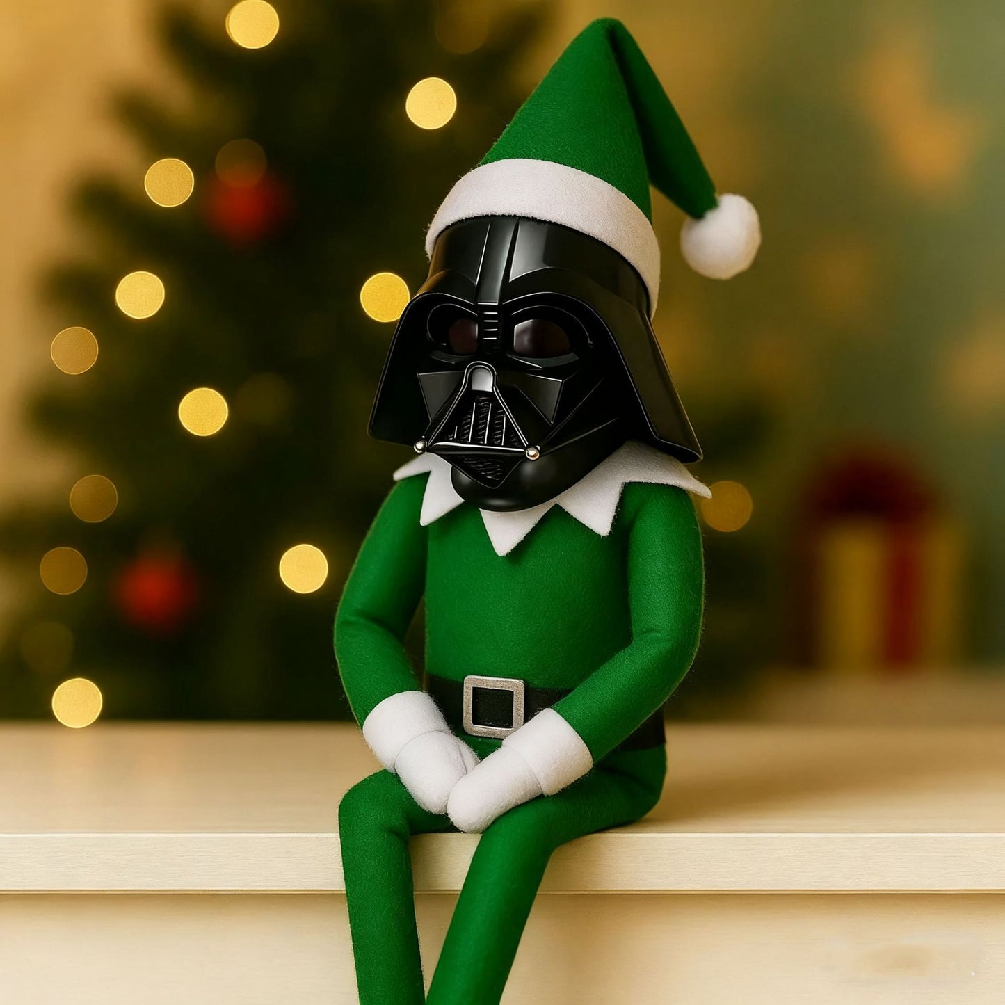 🌲 Christmas Eve Sale: 49% OFF✨Galactic Holiday Elf Ornament