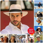 Handwoven Classic Panama Torquillia Straw Hat