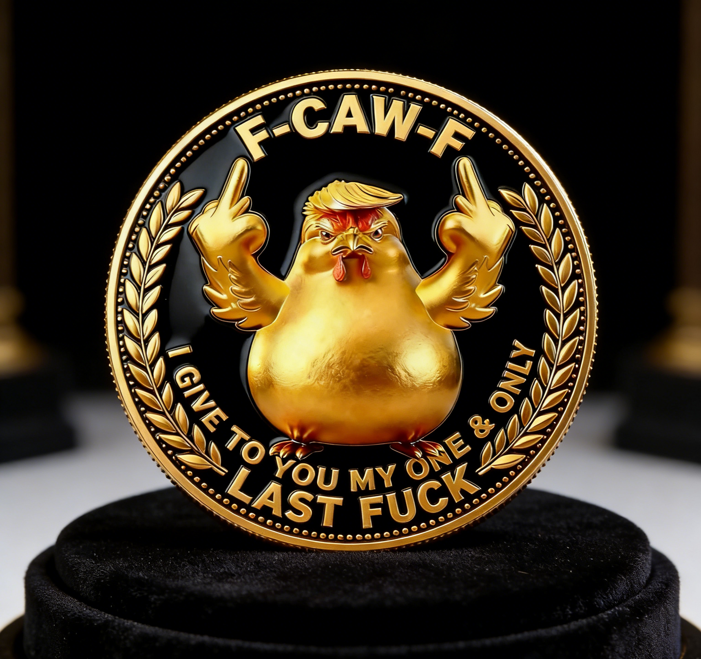The F-CAW-F Coin — For Those Who Laugh at Life and Give Zero F*cks!