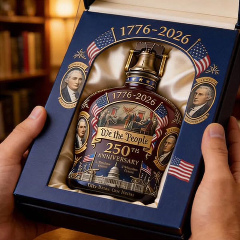 ⏰First 500 :2nd Item 60% Off🔥,America 250th Anniversary Whiskey Bottle