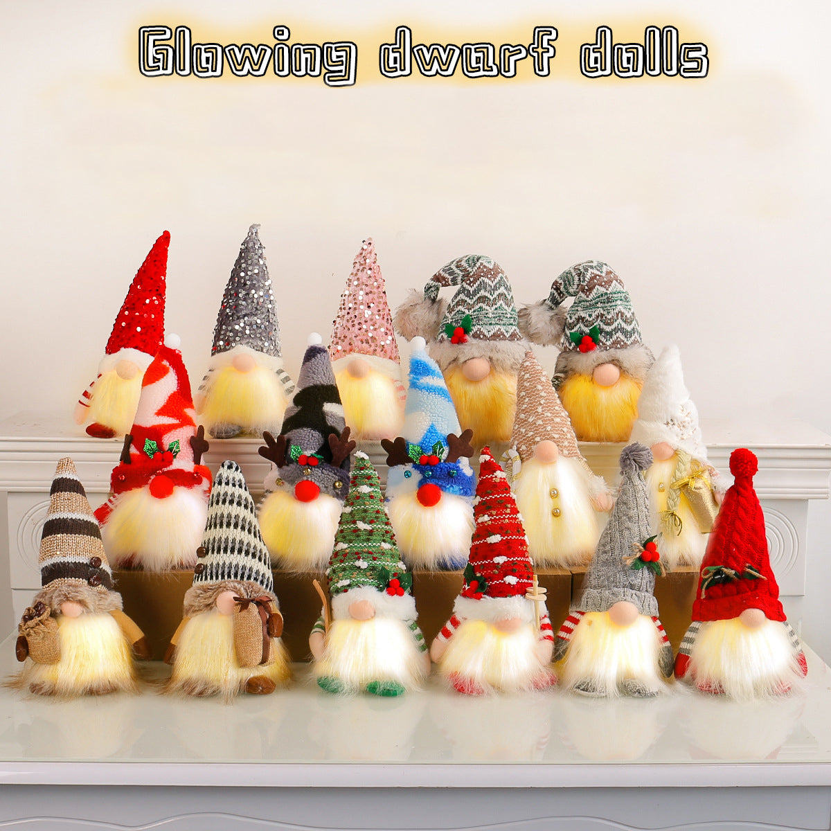 ✨Bring Holiday Magic Home! LED Rudolph Gnome Christmas Plush🎄