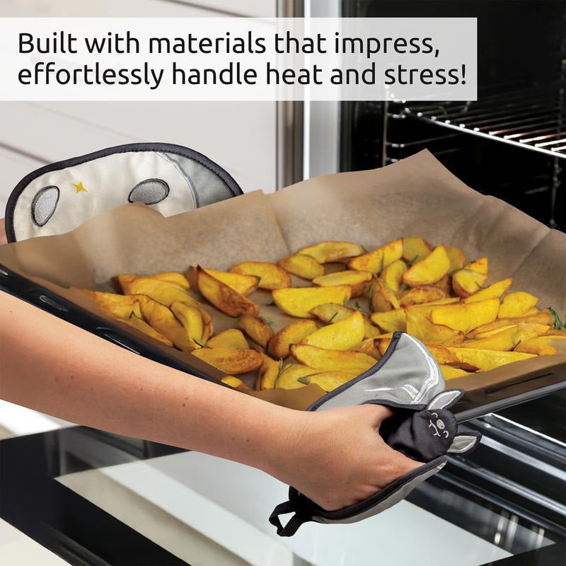 🔥LAST DAY 50% OFF - 🦇Batlicious Oven Mitts & Pot Holders Set