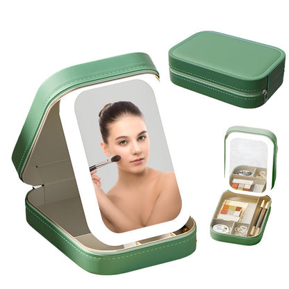 ✨ Portable Makeup Mirror – Perfect for On-the-Go Touch-ups! 💄💅