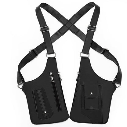 PU Leather Adjustable Underarm Shoulder Bag for Men & Women