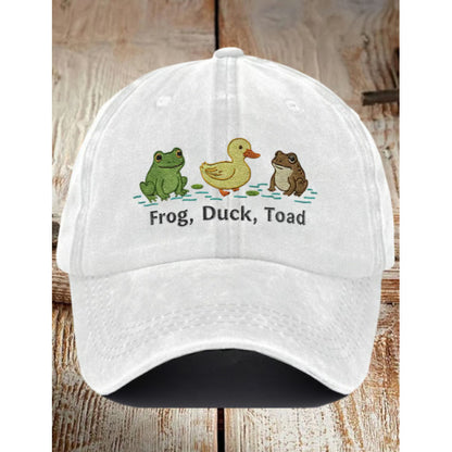 🗽Clumsy Frog Hat✨ (Breathable, Lightweight, Comfortable, Unisex)