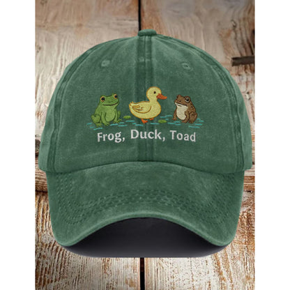 🗽Clumsy Frog Hat✨ (Breathable, Lightweight, Comfortable, Unisex)