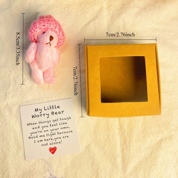 ⏰Final 3 Hours: Only $9.99🎉🎁Handmade Mini Plush Teddy Bear in Box