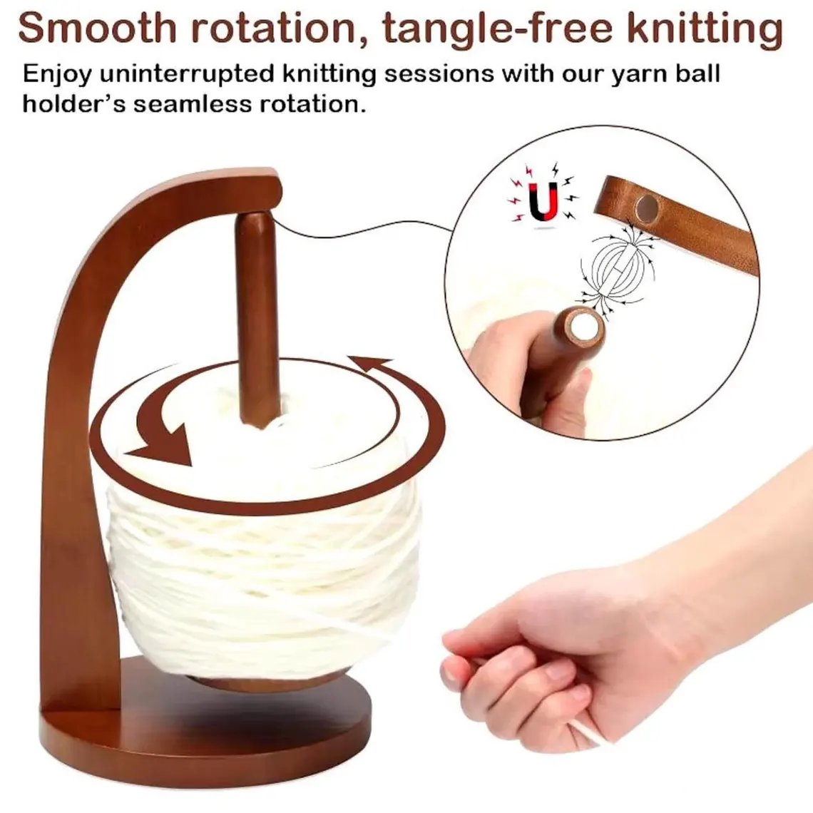 🏆35K+ SOLD!🎁Levitating Premium Yarn Holder