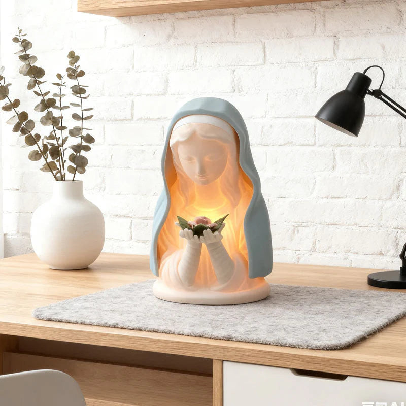 🔥Last day with a 49% discount - Night lamp with the prayer of the Virgin Mary