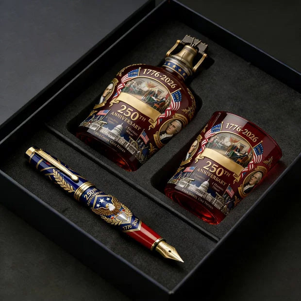⏰First 500 :2nd Item 60% Off🔥,America 250th Anniversary Whiskey Bottle