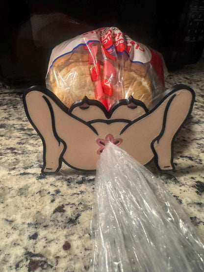 🎉 3D Printed Novelty Bread Clip — Fun & Irreverent Kitchen Gag Gift