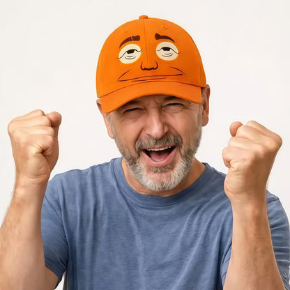 🏆35K+ SOLD!Expressionless Orange-Faced Golf Cap