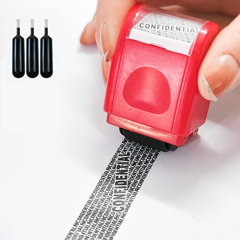 🔥Privacy Protection Security Roller Stamp — Address & Billing Info Blocker