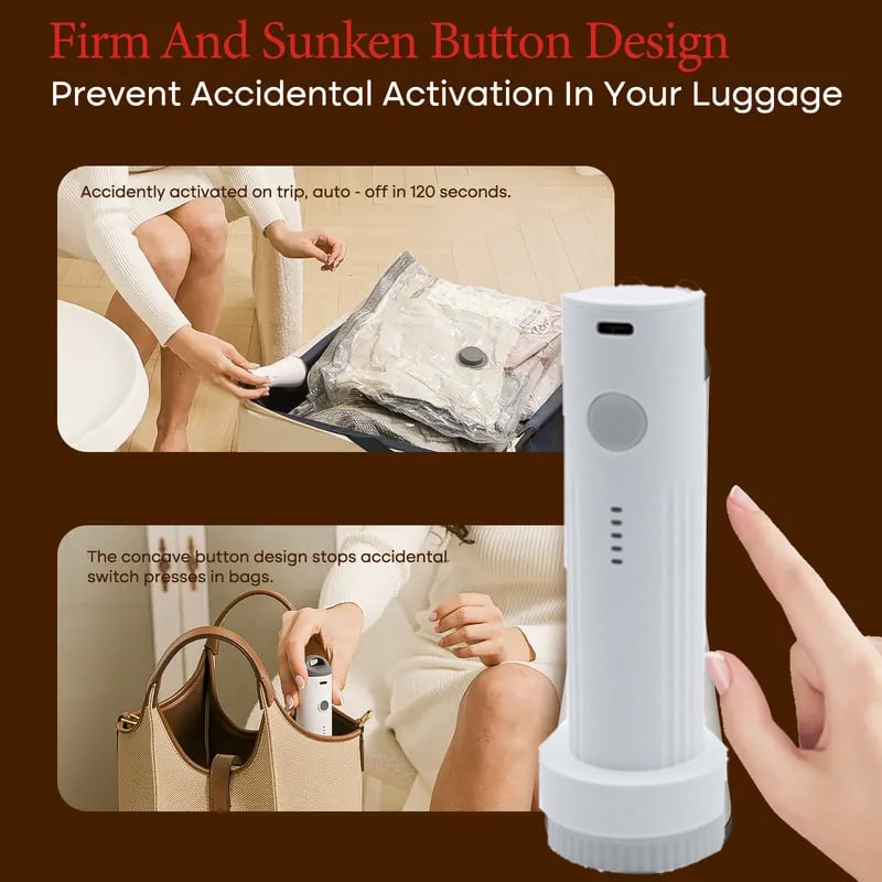 ✨LAST DAY ALERT 49% OFF🔥 X7 Cordless Travel Vacuum Bag Set