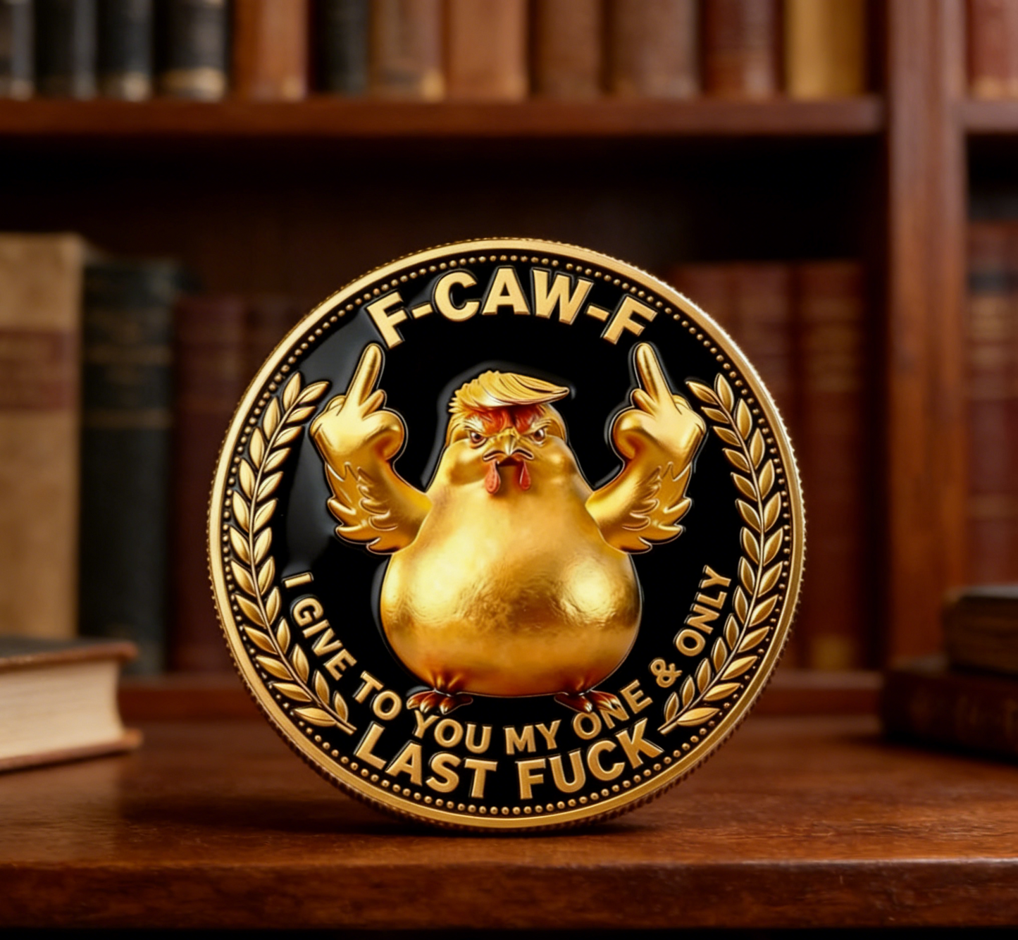 The F-CAW-F Coin — For Those Who Laugh at Life and Give Zero F*cks!