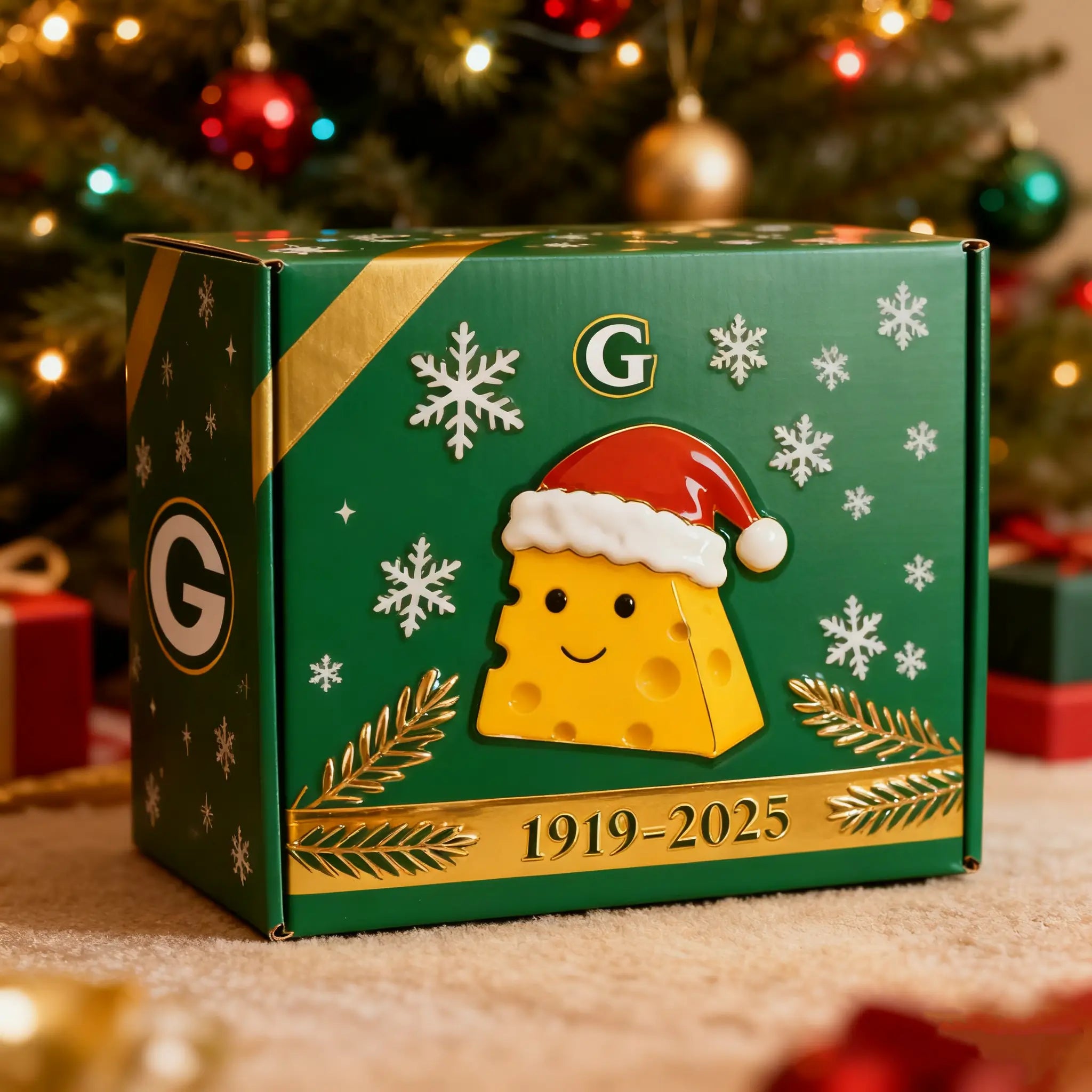 🔥LAST DAY 54% OFF Green Bay Packers 106th Anniversary Christmas Bell Ornament